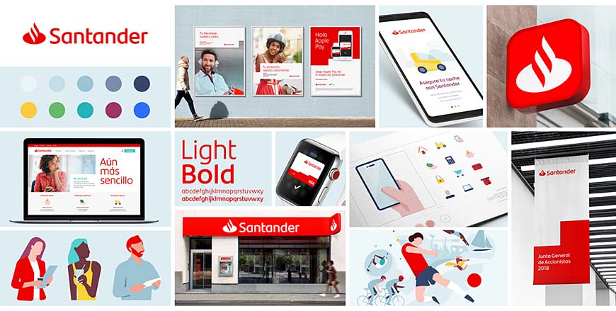 西班牙Santander銀行LOGO設計，改善用戶體驗是王道-6