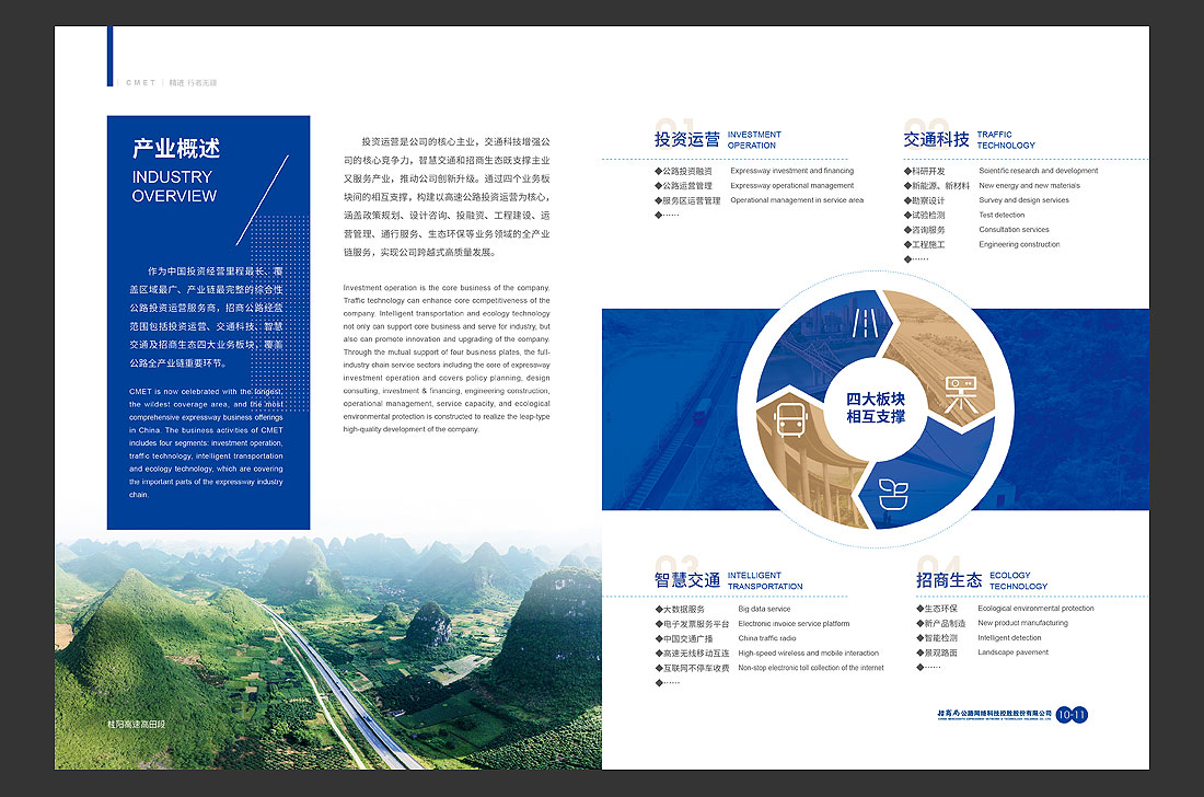 招商局集團畫冊設計，招商公路宣傳冊-10